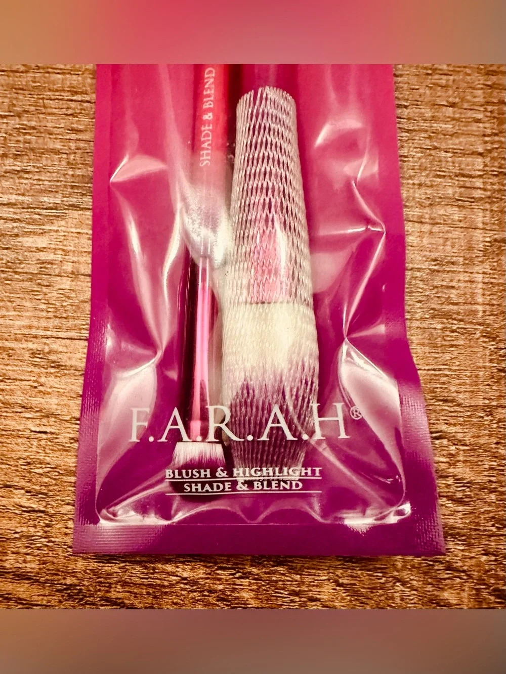 NWT! FARAH and Lucky Chick Makeup Bruch Set